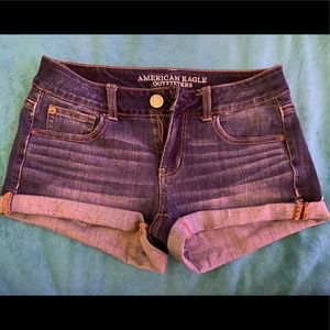 american eagle jean shorts